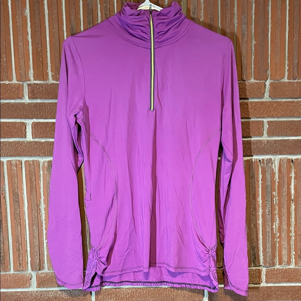 Title Nine Paradigm quarter zip women’s size medium positive affirmation